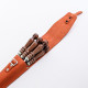 A set of skewers 670*12*3 mm in an orange leather case в Омске