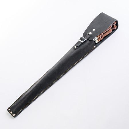 A set of skewers 670*12*3 mm in a black leather case в Омске