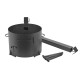 Stove with a diameter of 440 mm with a pipe for a cauldron of 18-22 liters в Омске