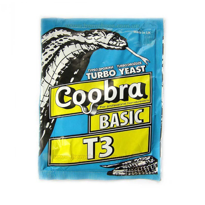 Turbo yeast alcohol "COOBRA" BASIC T3 (90 gr) в Омске